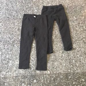 2 pairs of jumping bean leggings. size 5